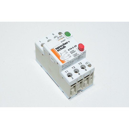 Suojakytkin Sprecher+Schuh KTA 3-25  0,25- 0,4 A , 250 V AC
