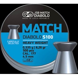 JSB Match 4,5mm (sininen) ILMA-ASELUOTI